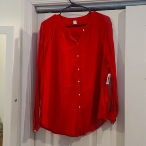 Red Old Navy Blouse